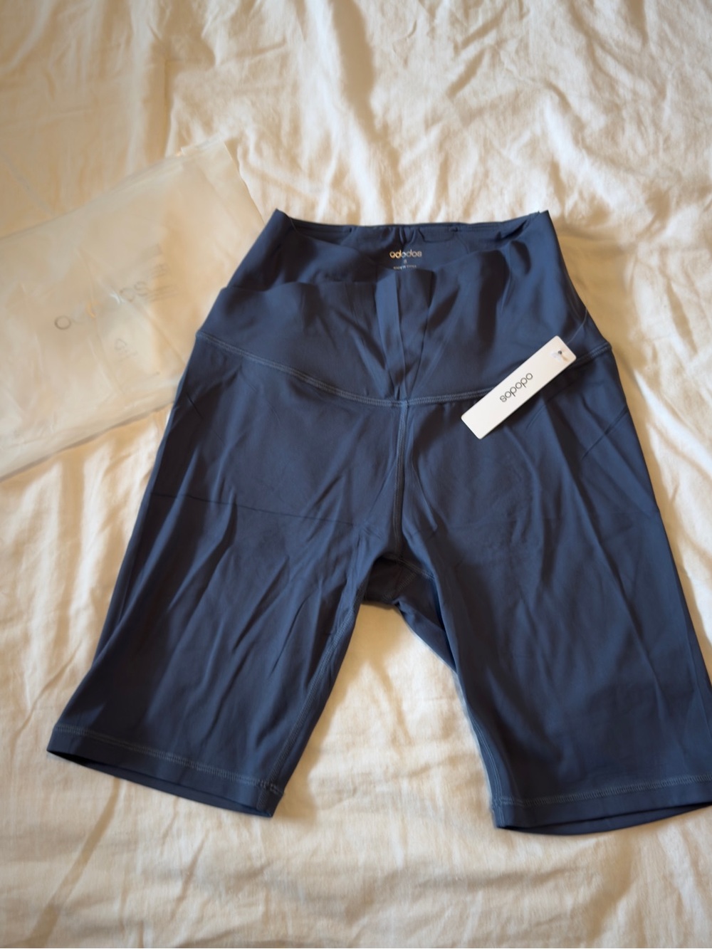 Outdoor Voices High-Rise Navy Athletic Bike Shorts